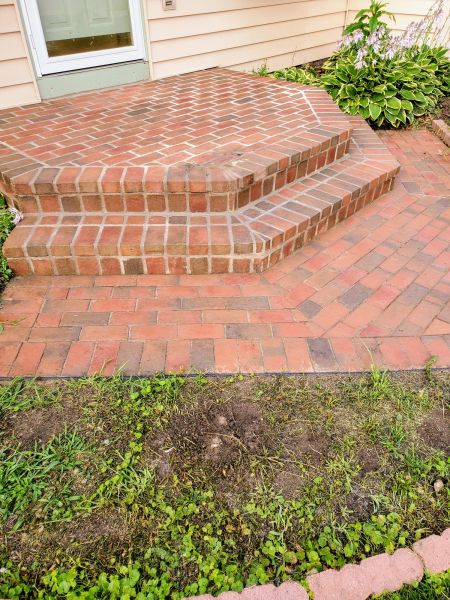 Brick Stoop Repair in Antioch